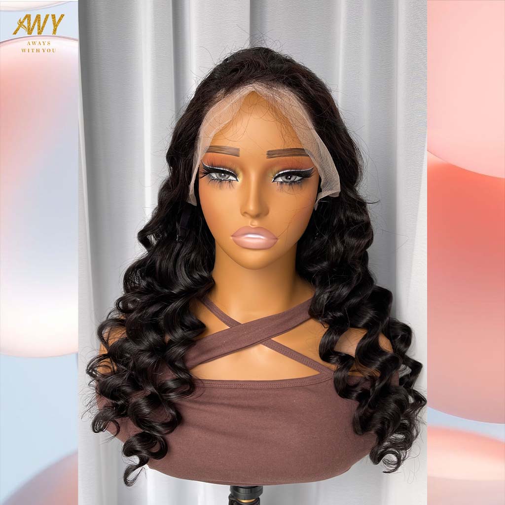 Cambodian Hair 13x4 frontal Deep Wave 200% density Wig