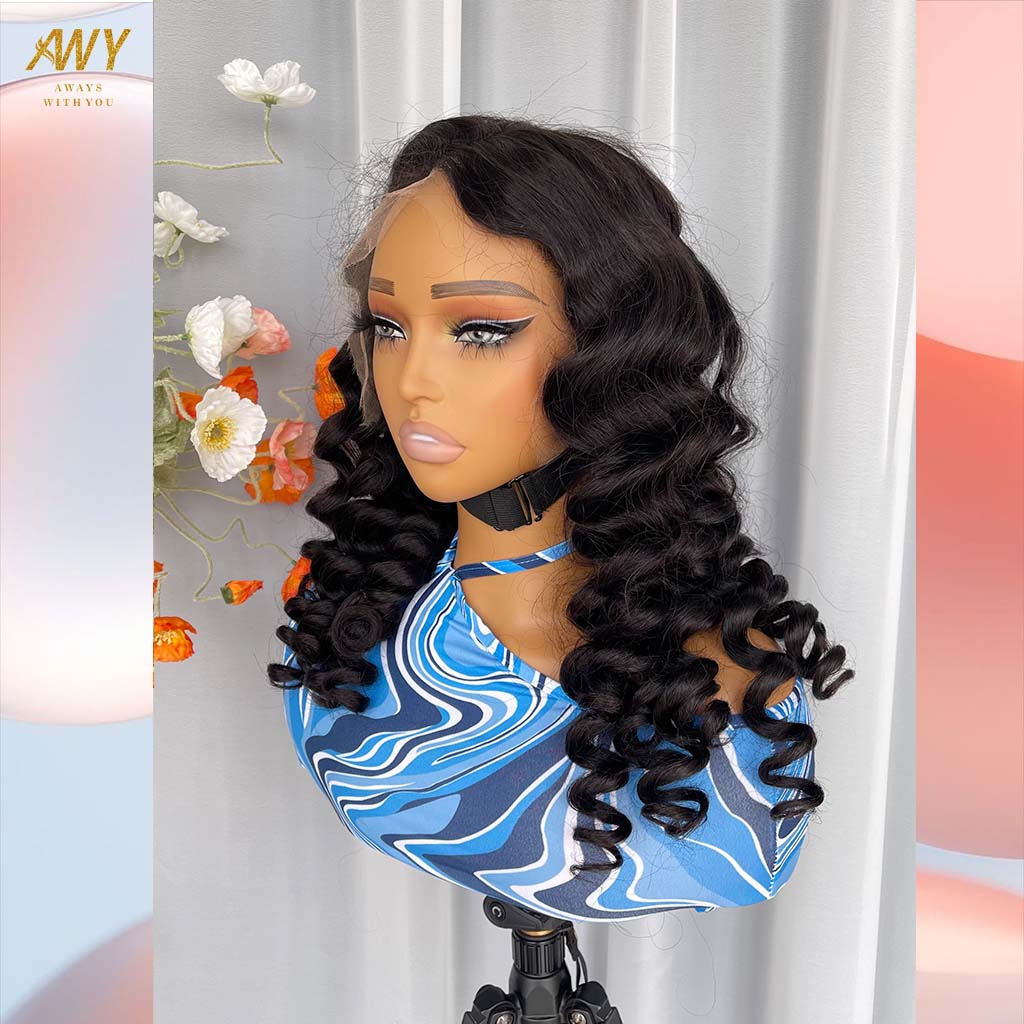 Cambodian Hair 13x6 Frontal Loose Wave 200% Density Wig