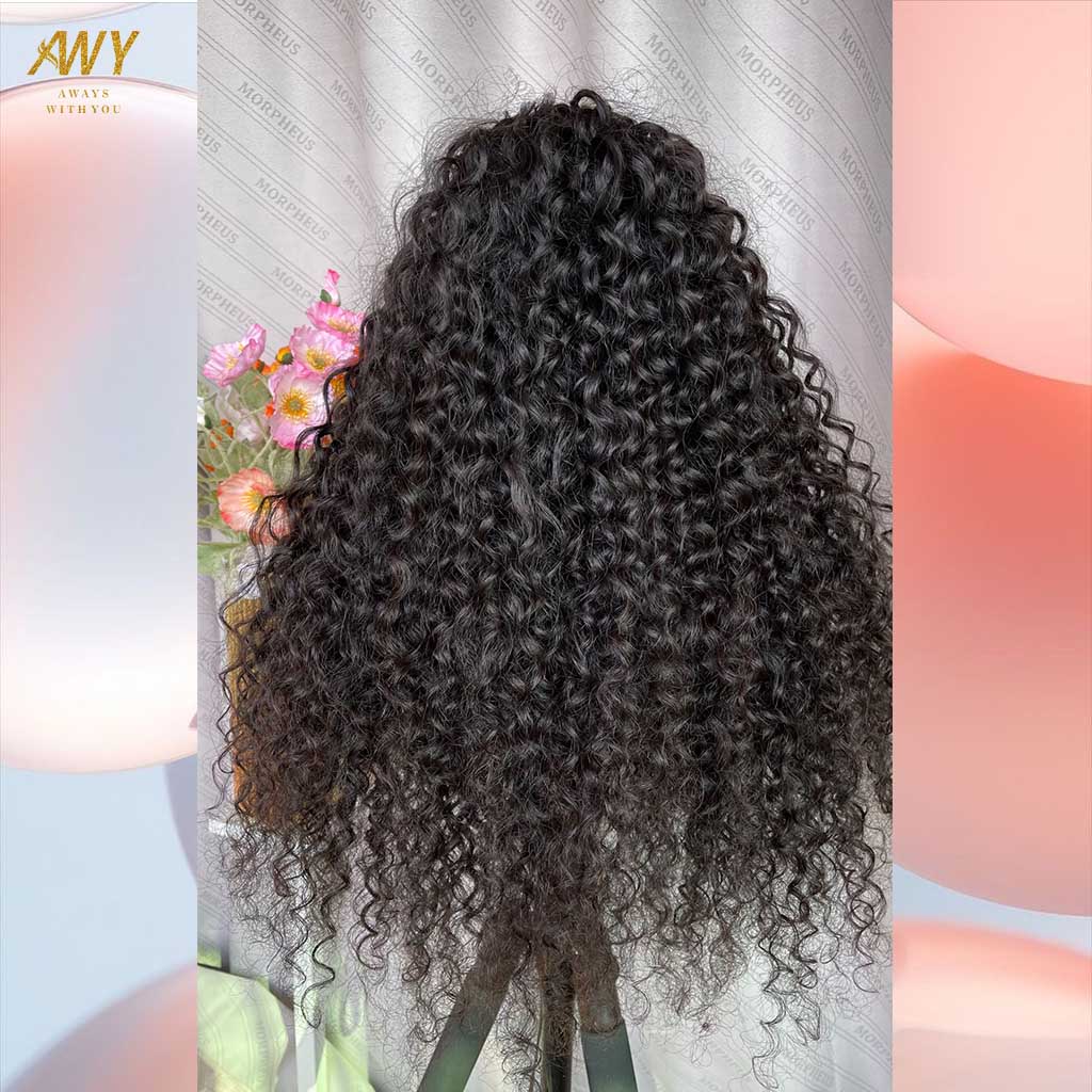 Cambodian Hair U Part Water WAve 200% Density Wig