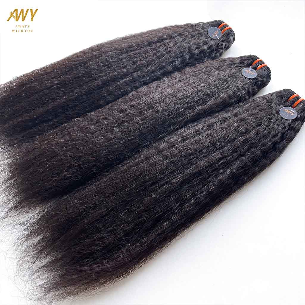 Cambodian Hair Kinky Straight Bundles
