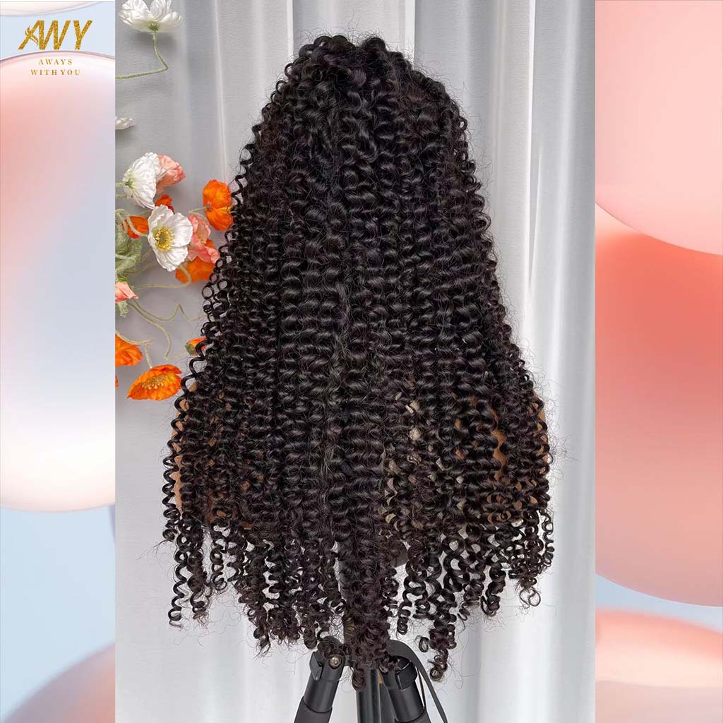 Cambodian Hair 5x5 Closure Curly Wave 200% Density Wig