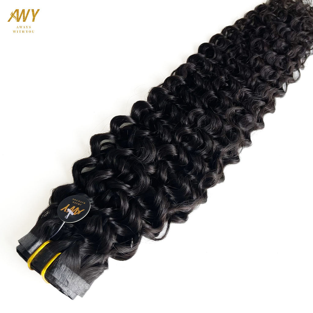 Cambodian Seamless Clip Curly Wave Hair