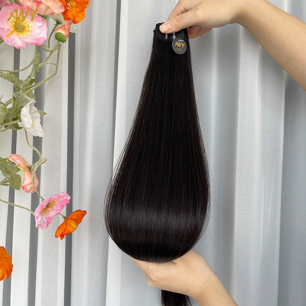 Virgin Super Double Drawn Straight Bundles