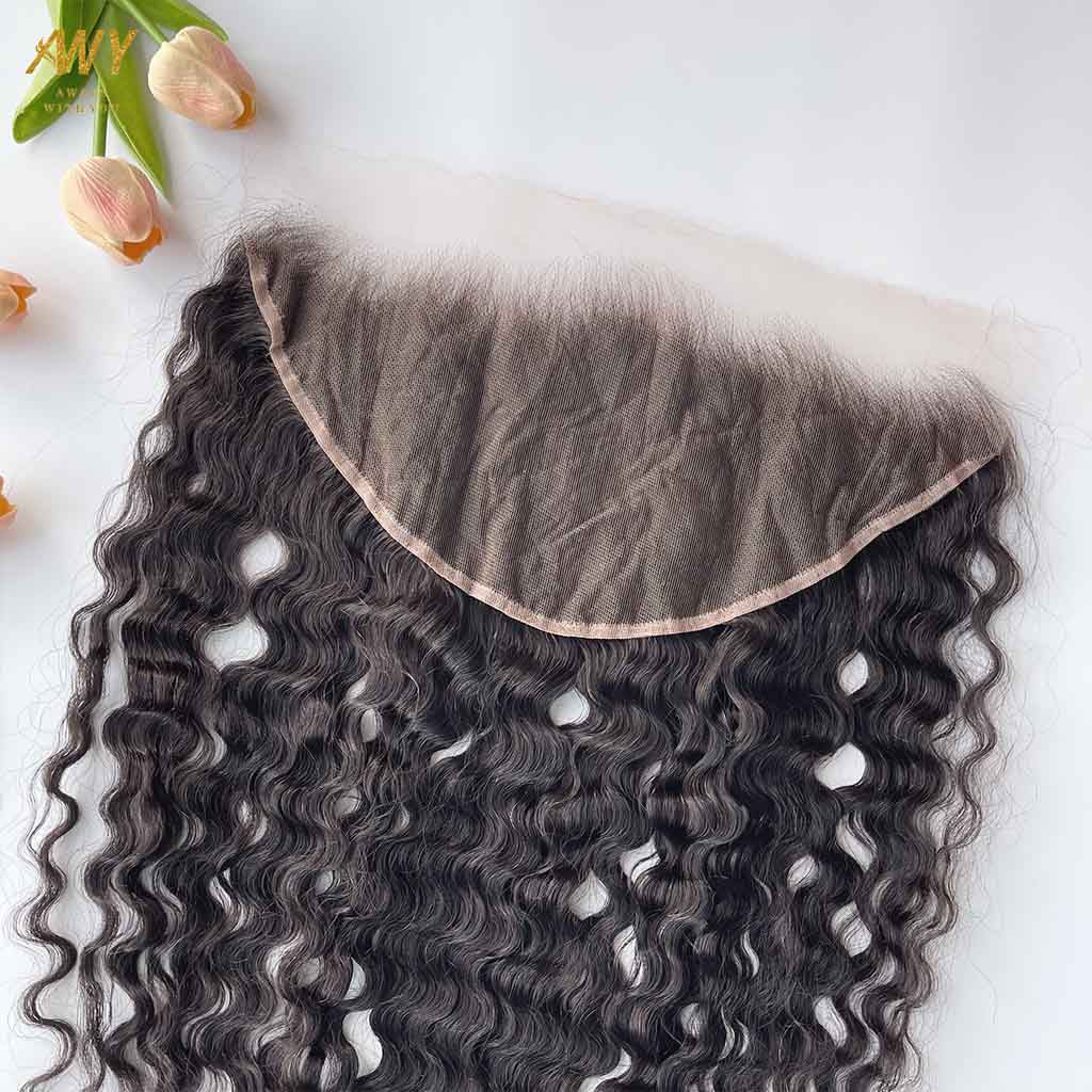 Burmese Curly Hair 13x6 Closure Frontal