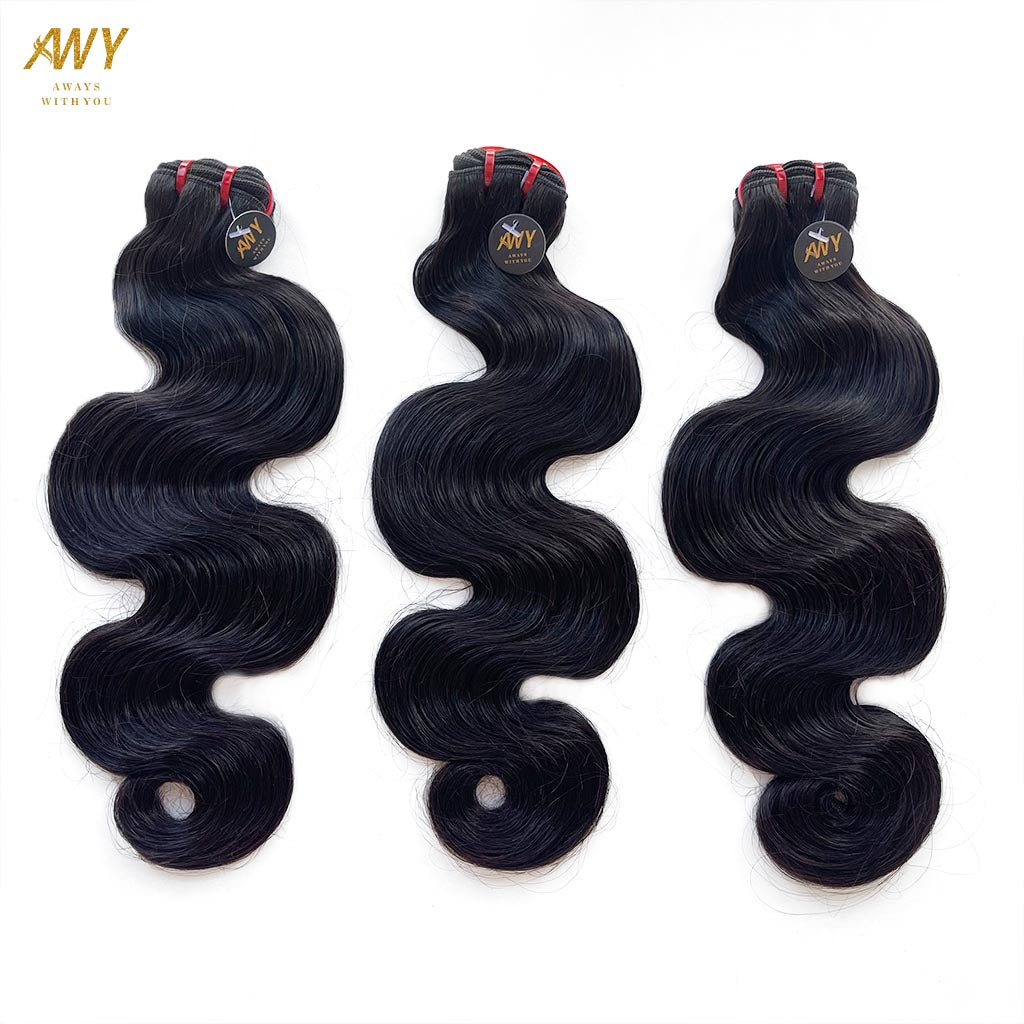 Raw Super Double Drawn Body Wave Bundles