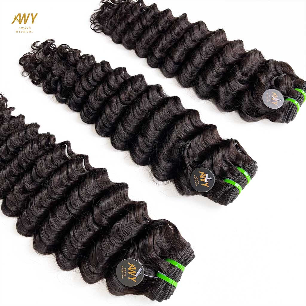 Raw Hair Deep Wave Bundles