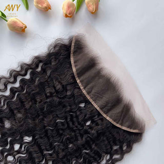 Burmese Curly Hair 13x4 Closure Frontal