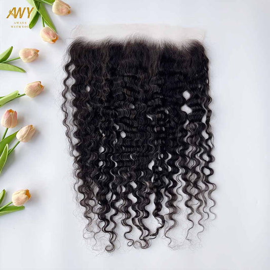 Burmese Curly Hair 13x6 Closure Frontal