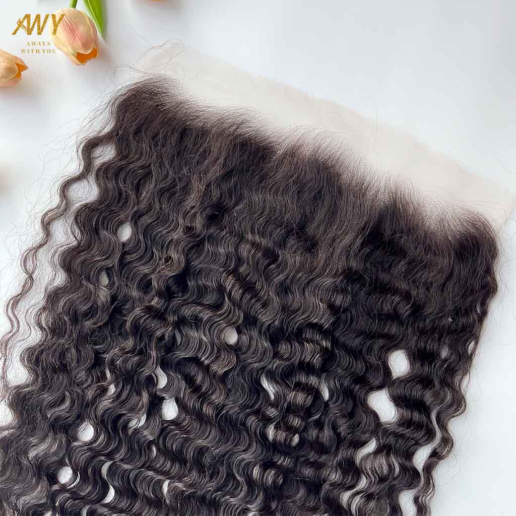 Burmese Curly Hair 13x6 Closure Frontal