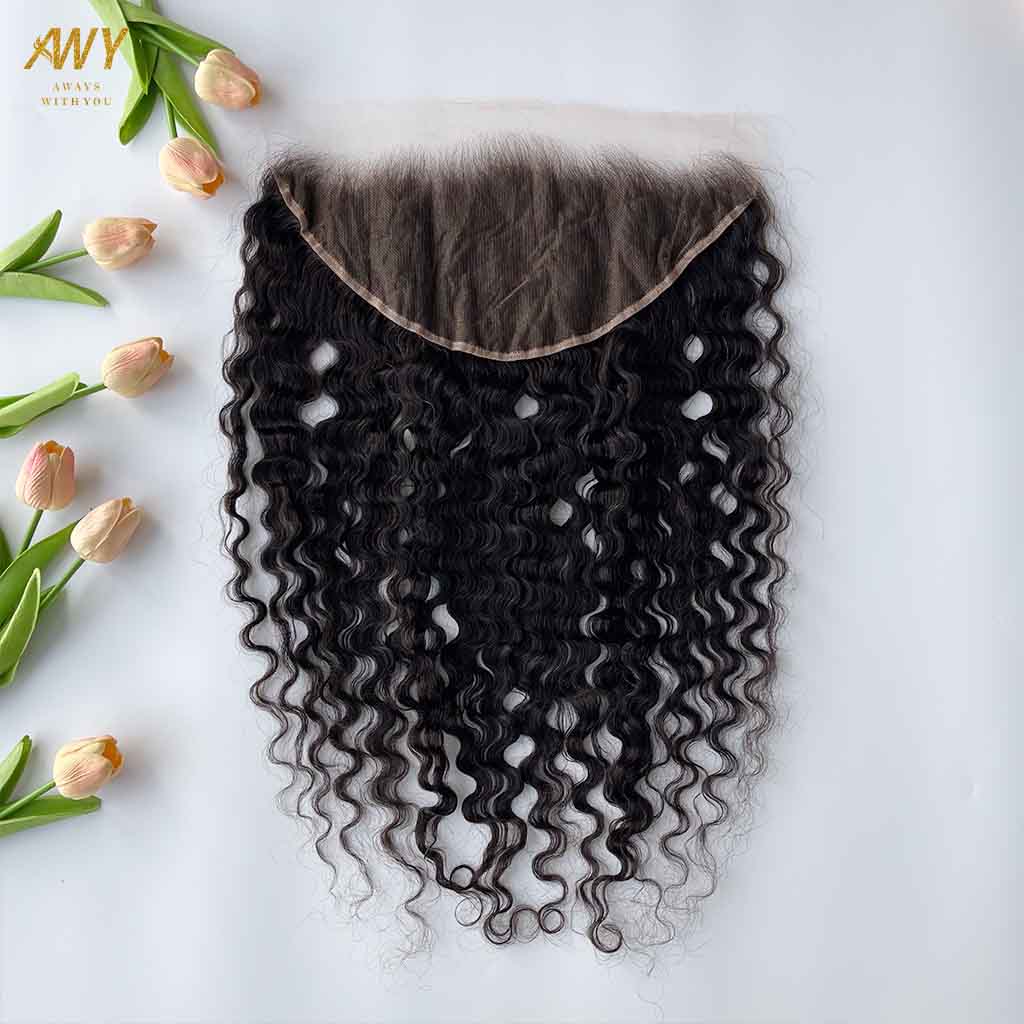 Burmese Curly Hair 13x6 Closure Frontal
