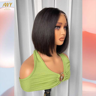 Bob Wig Hair  2X6 Closure 200% density Wig (Natural Color）