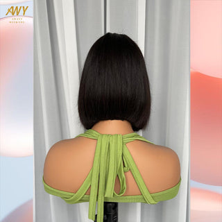 Bob Wig Hair  2X6 Closure 200% density Wig (Natural Color）