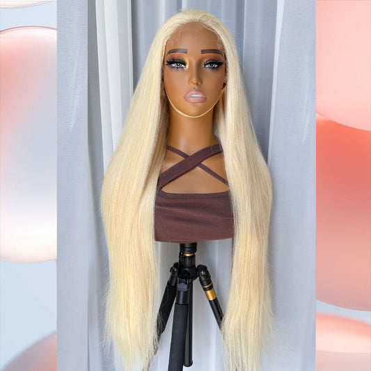 613# Hair  5x5 Closure Straight  200% Density Wig