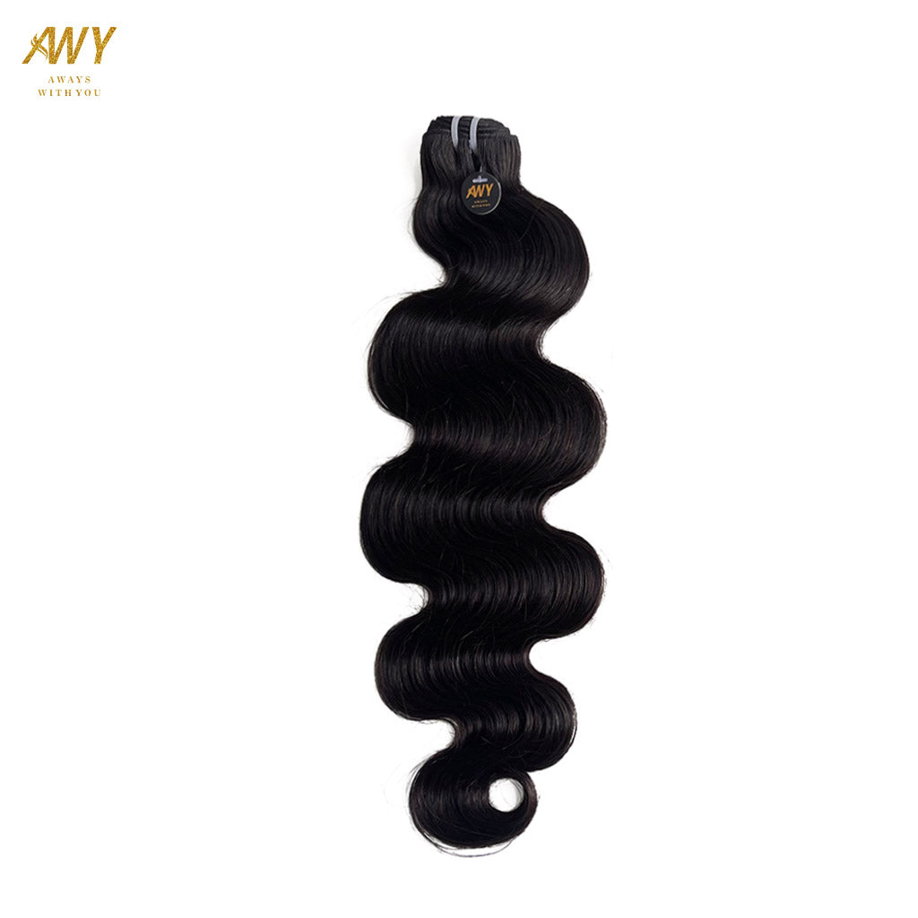 Virgin Super Double Drawn  Body Wave   Bundles