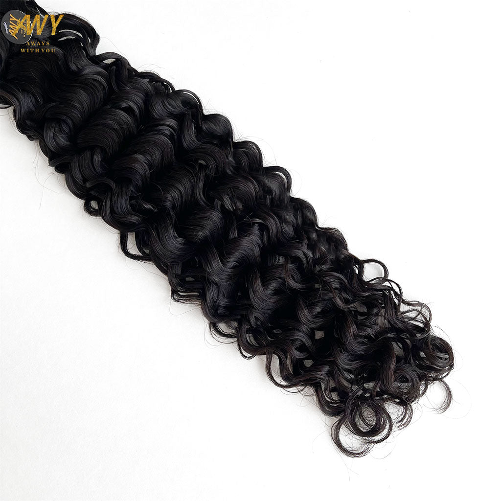 Cambodian Seamless Clip  Water Wave Hair
