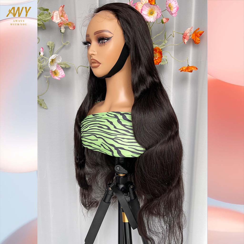 Cambodian Hair  5x5 Closure  Body Wave  200% Density Wig
