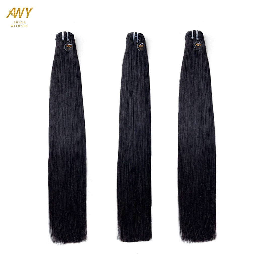 Virgin Super Double Drawn Straight  Bundles