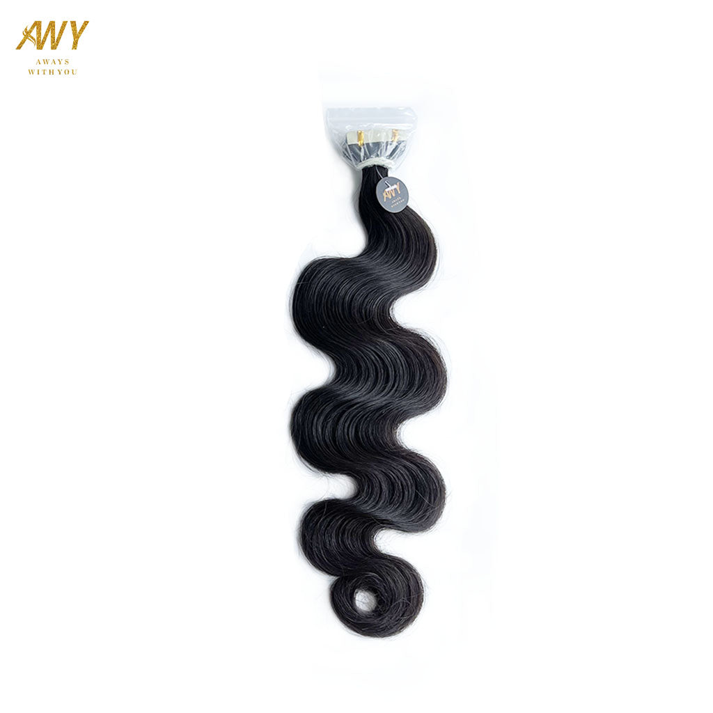 Raw  Hair Body Wave Tape Ins Extensions