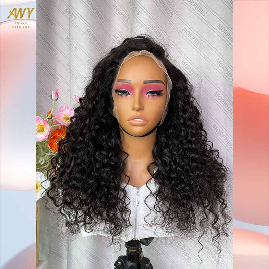 Cambodian Hair  13x6 Frontal Water Wave 200% Density Wig