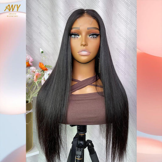 Cambodian Hair 2x6 Closure  Straight    200% Density Wig