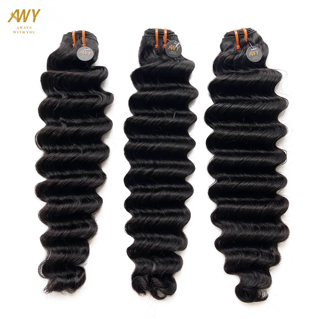 Cambodian Hair Loose Deep  Wave  Bundles