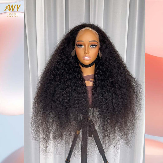 Burmese Curly  Hair  Wig 13x6 Frontal  200% Density Wig