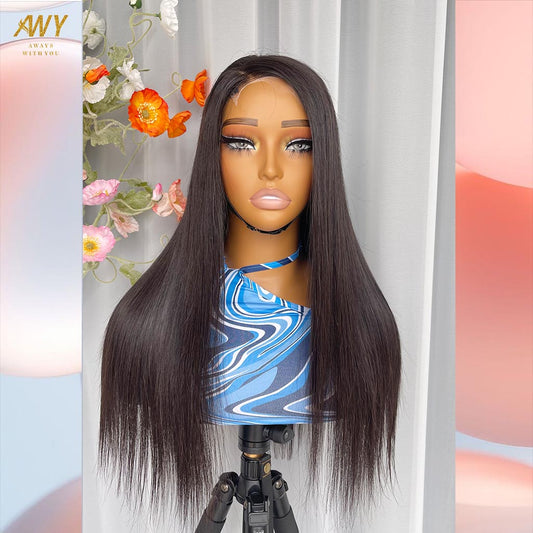 Cambodian Hair 4x4 Closure  Straight   200% Density Wig