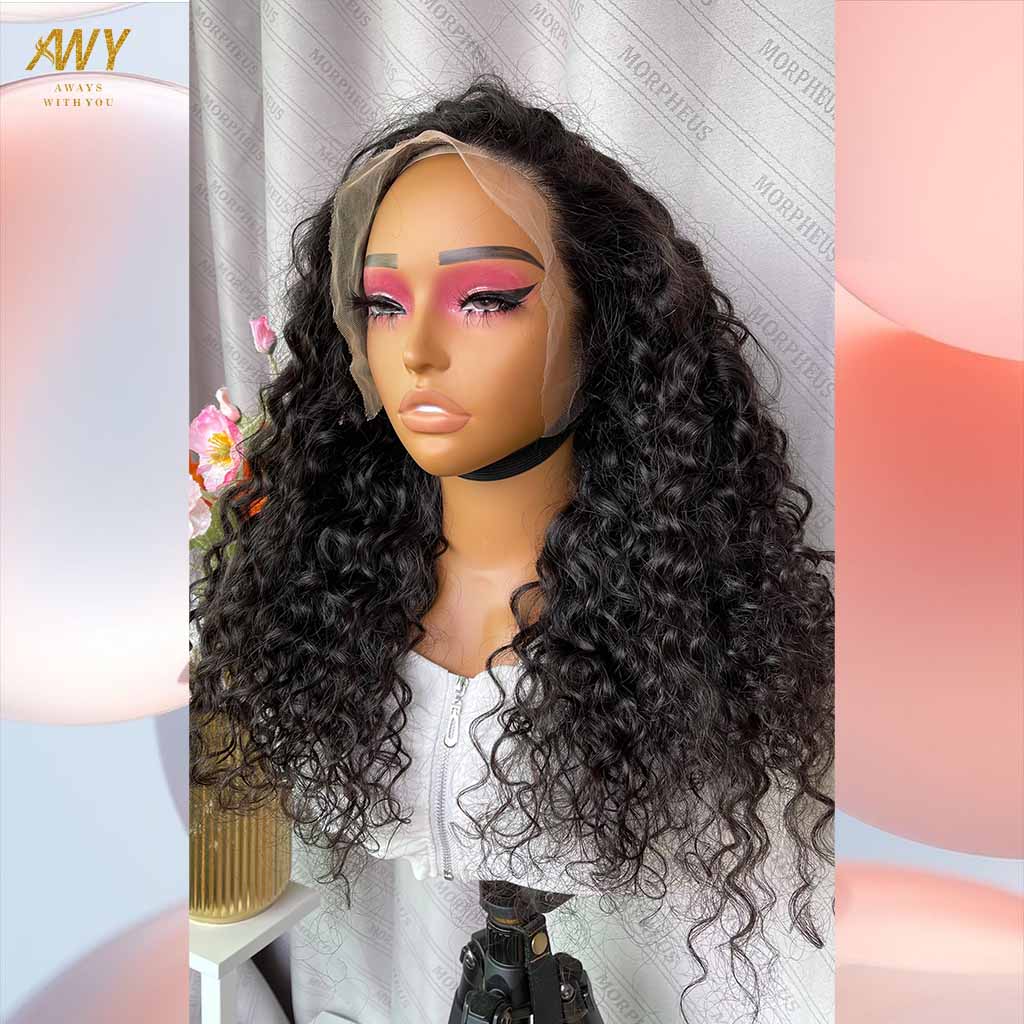 Cambodian Hair  13x6 Frontal Water Wave 200% Density Wig