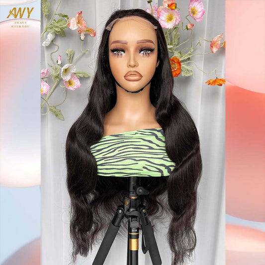 Cambodian Hair  5x5 Closure  Body Wave  200% Density Wig