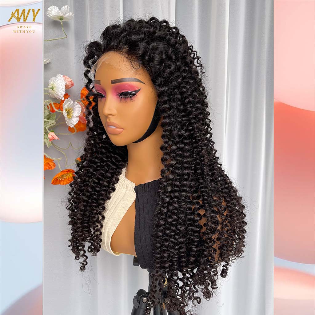 Cambodian Hair  5x5 Closure Curly Wave 200% Density Wig