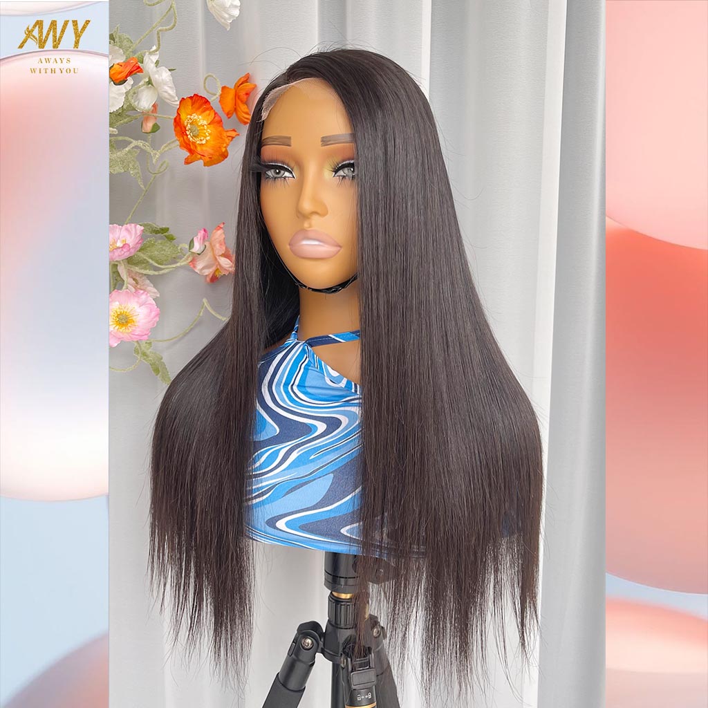 Cambodian Hair 4x4 Closure  Straight   200% Density Wig