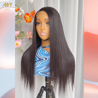 Cambodian Hair 4x4 Closure  Straight   200% Density Wig