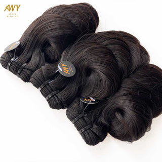 Raw Hair Double Drawn Loosel Wave Bundles
