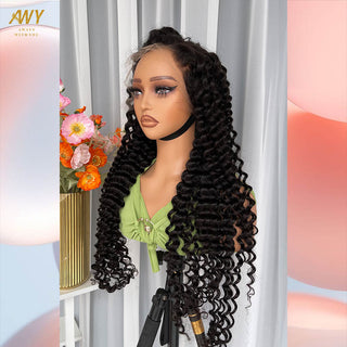 Cambodian Hair  13x6 Frontal Deep  Wave  200% density Wig