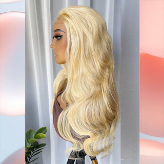 613# Hair  4x4 Closure  Body Wave 200%Density Wig