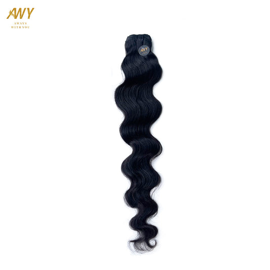 Raw Hair Double Drawn Nutual Wave Bundles