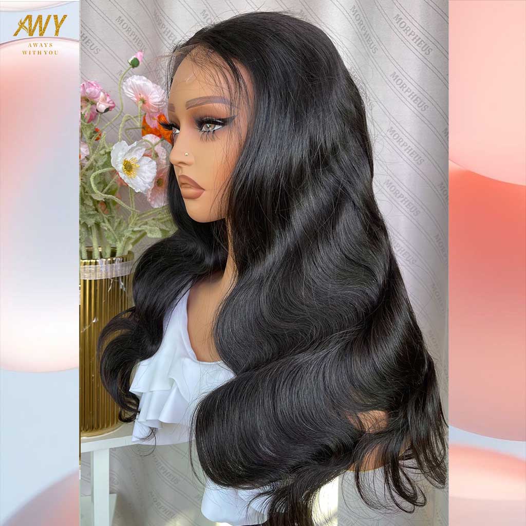 Cambodian Hair  2x6 Closure  Body Wave  200% Density Wig