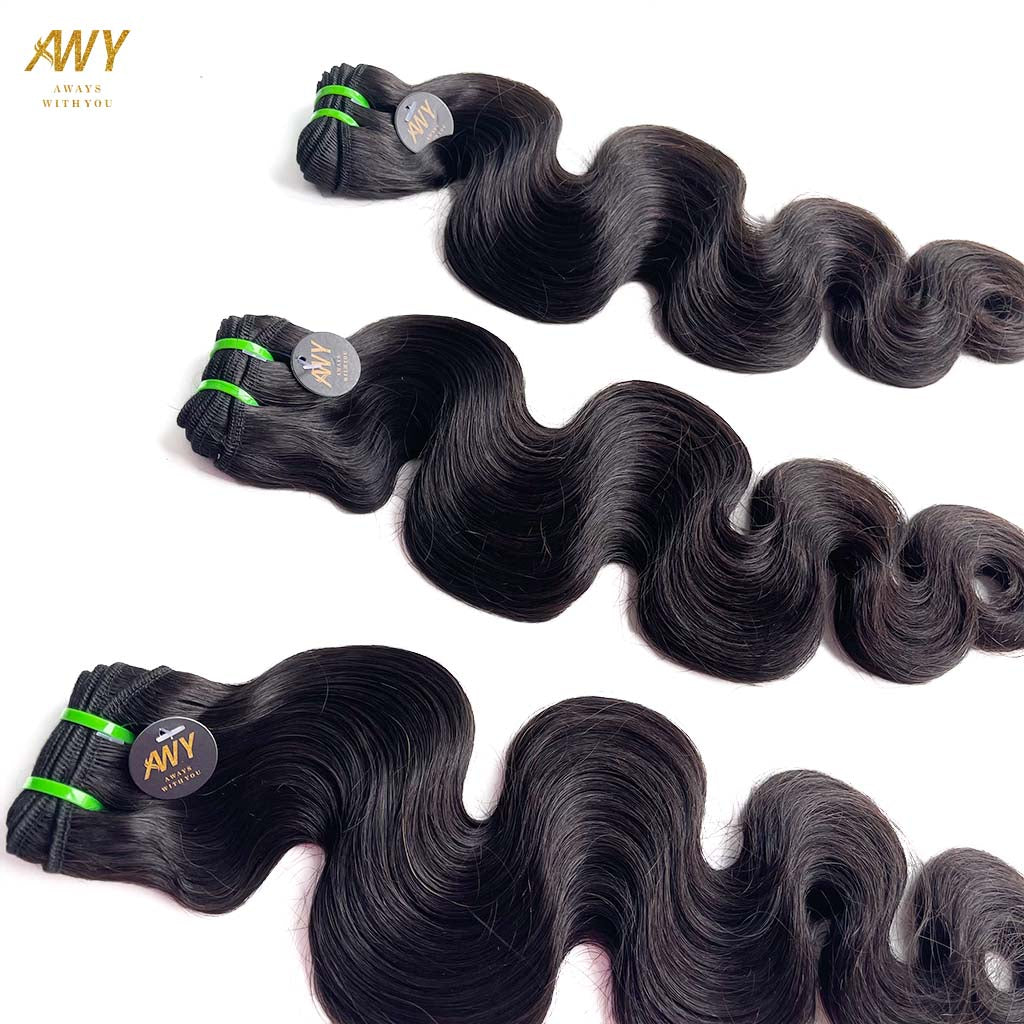 Raw Hair Body  Wave Bundles