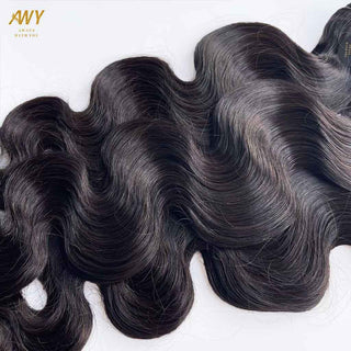 Raw Hair Double Drawn  Body Wave Bundles