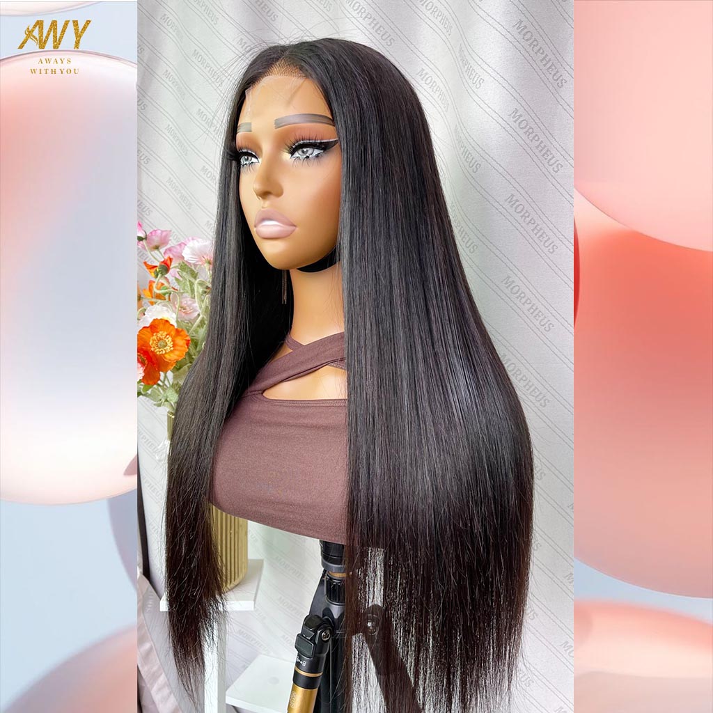 Cambodian Hair 2x6 Closure  Straight    200% Density Wig