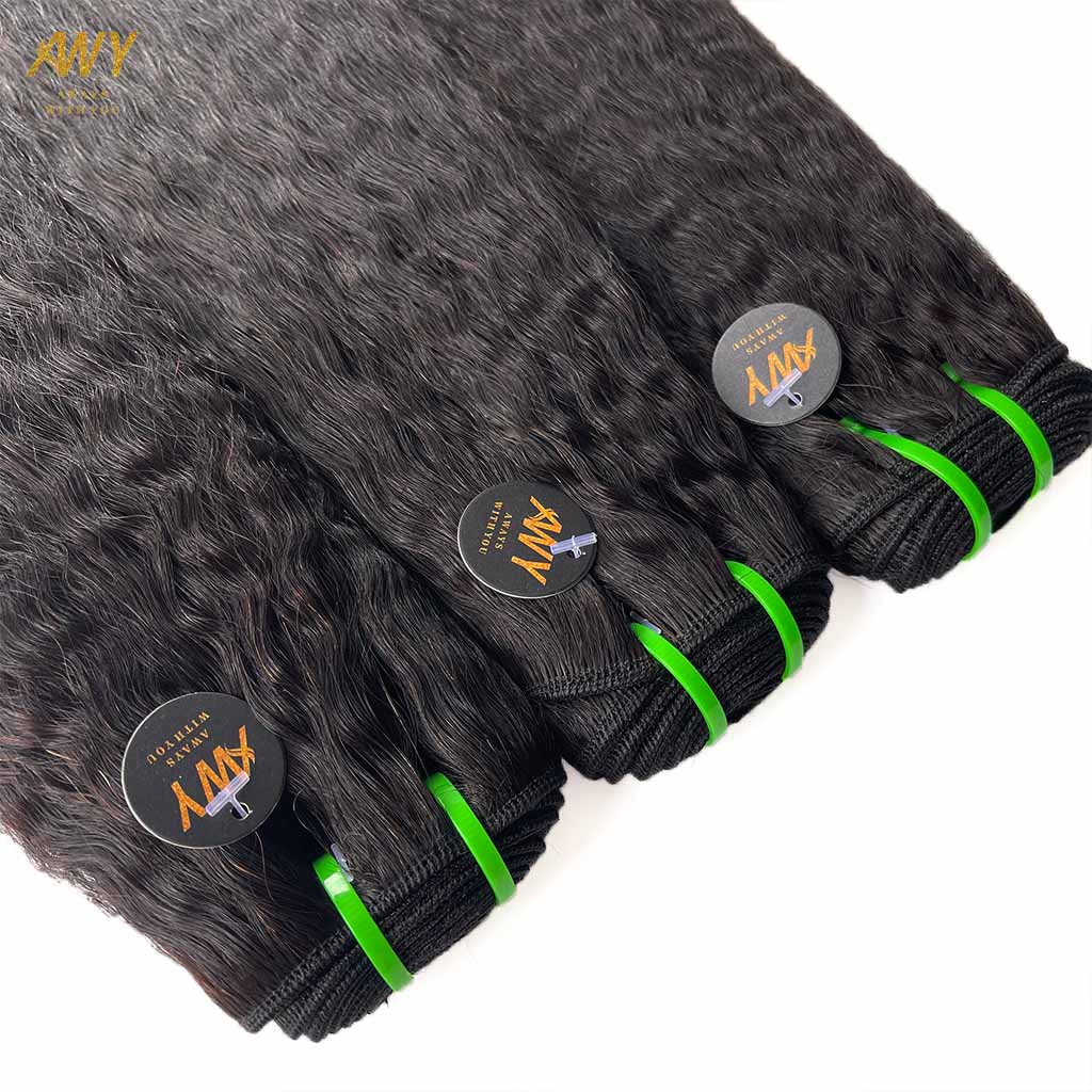 Raw Hair Kinky Straight Bundles