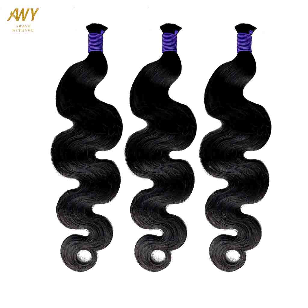 Cambodian virgin  body hair bulk Extensions