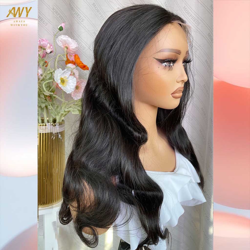 Cambodian Hair  2x6 Closure  Body Wave  200% Density Wig