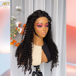 Cambodian Hair  5x5 Closure Curly Wave 200% Density Wig