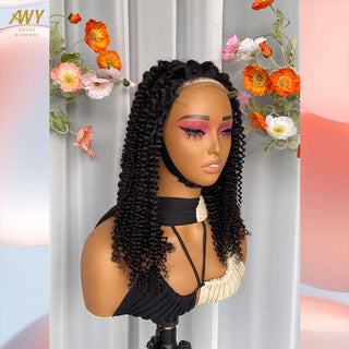 Cambodian Hair  5x5 Closure Kinky Curly  200% Density Wig