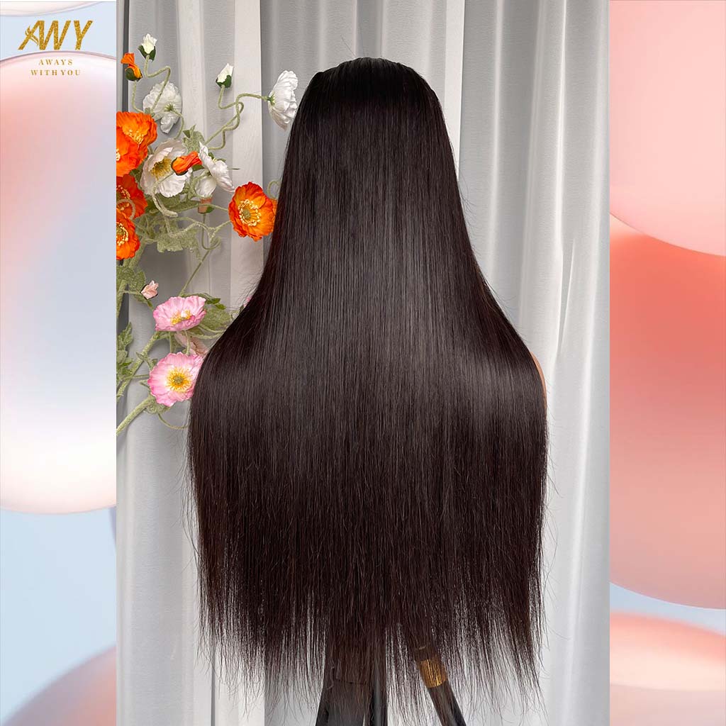 Cambodian Hair  5x5 Closure Straight  200% Density Wig