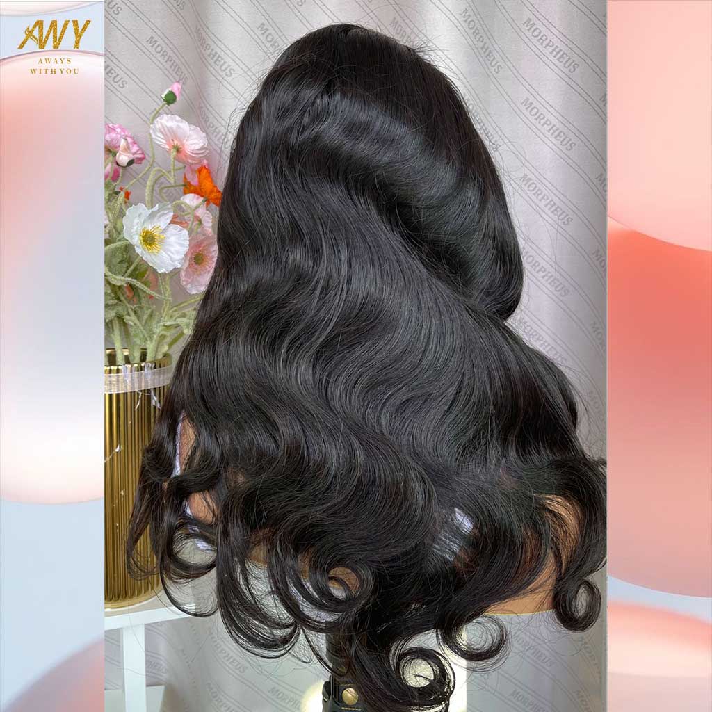Cambodian Hair  2x6 Closure  Body Wave  200% Density Wig