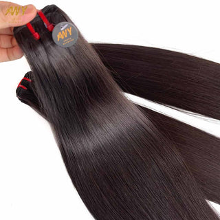 Raw Super Double Drawn Straight  Bundles