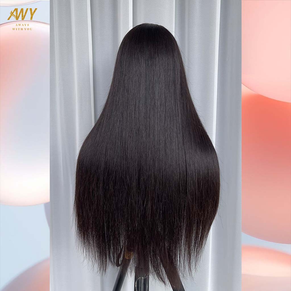Cambodian Hair U Part Straight  200% Density Wig