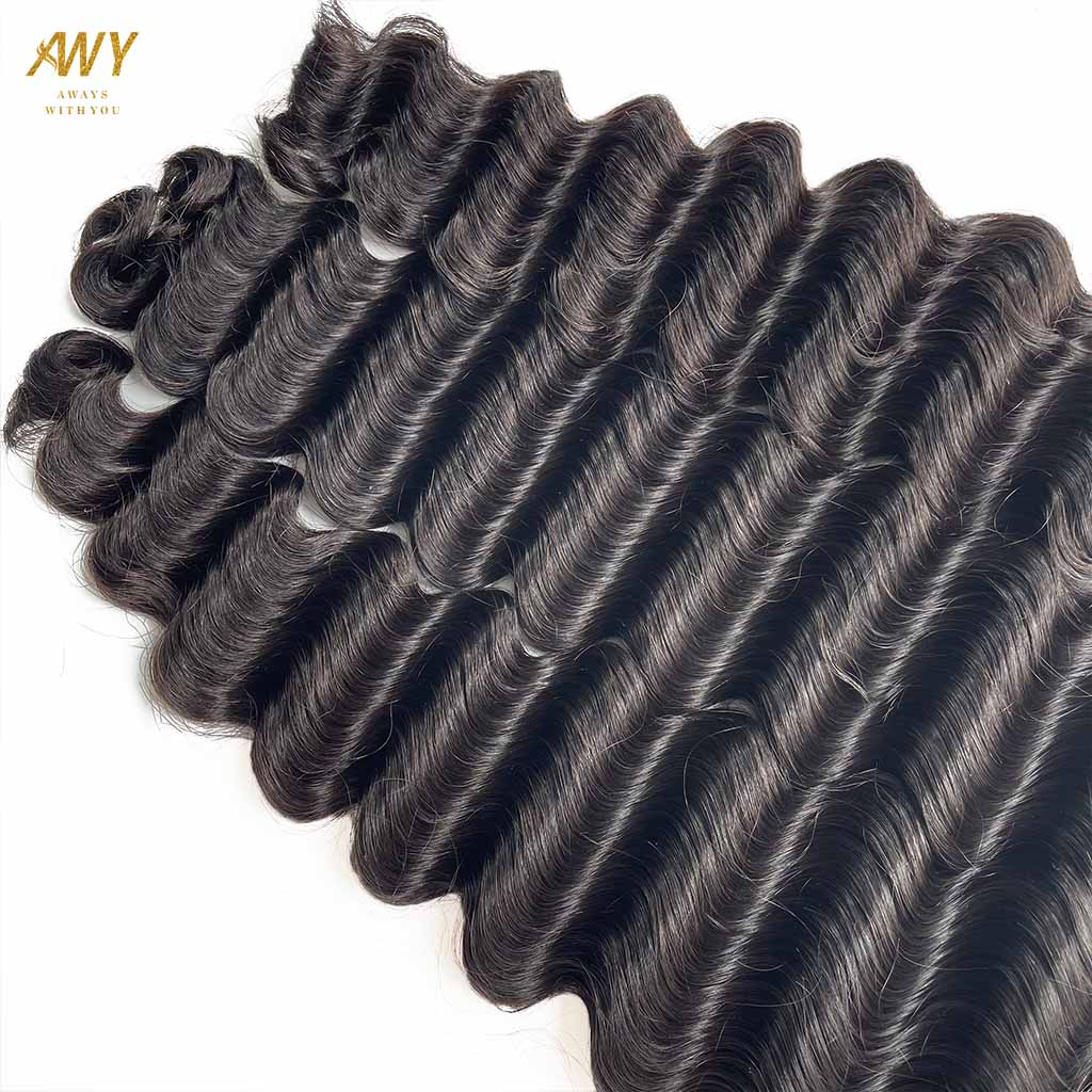 Cambodian Hair Loose Deep  Wave  Bundles